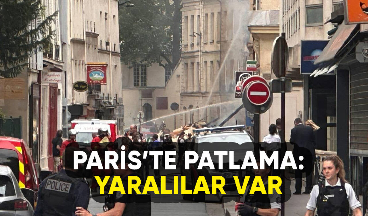 Paris'te patlama: Yaralılar var