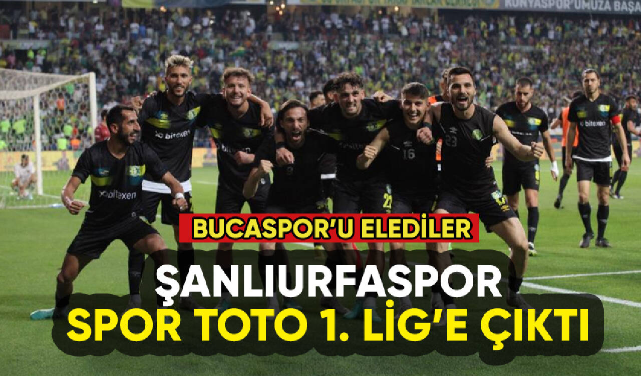 Spor Toto 1. Lig'e çıkan son takım Şanlıurfaspor oldu