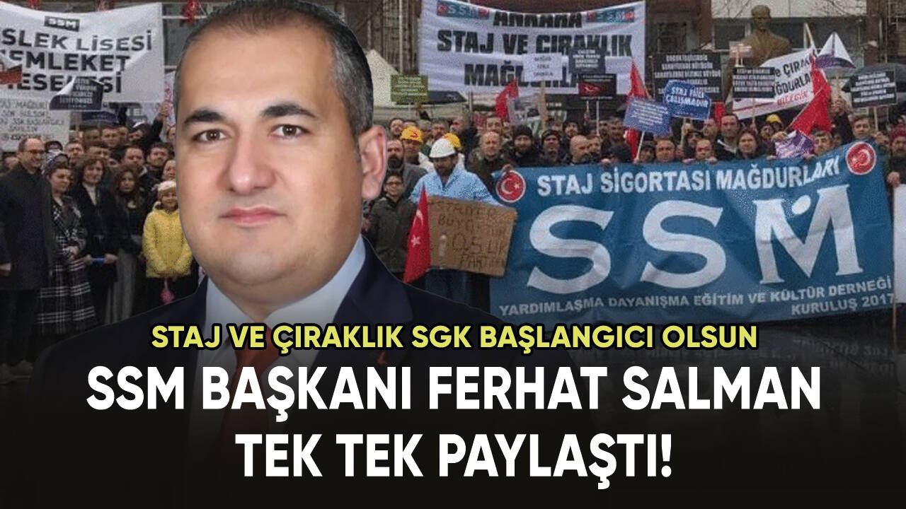 SSM Başkanı Ferhat Salman'dan yeni mesaj!