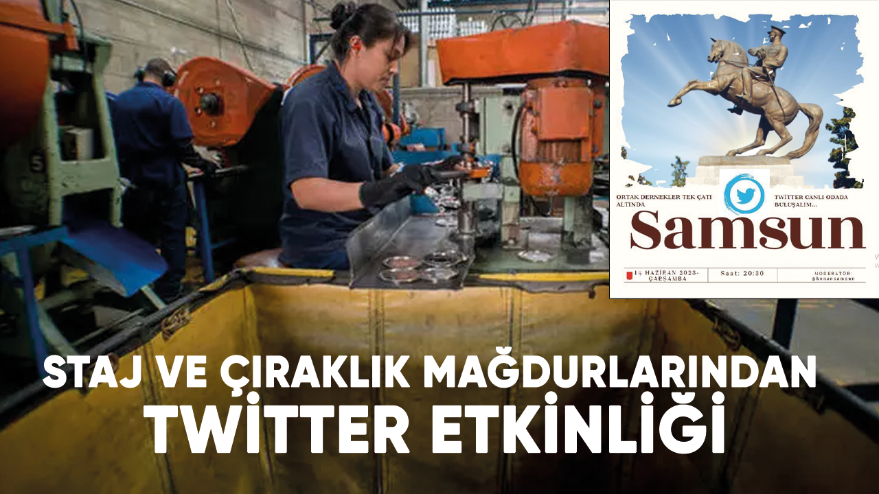 Staj ve Çıraklık Mağdurlarından Twitter etkinliği