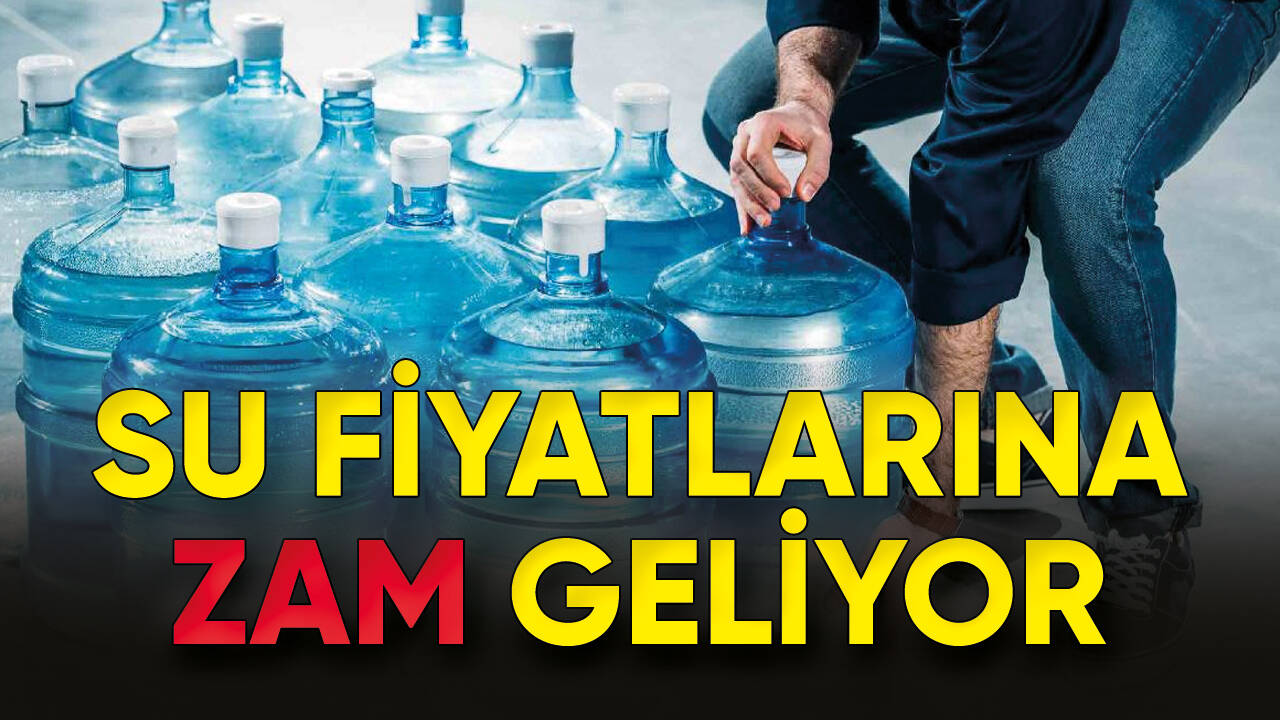 Su fiyatlarına zam geliyor