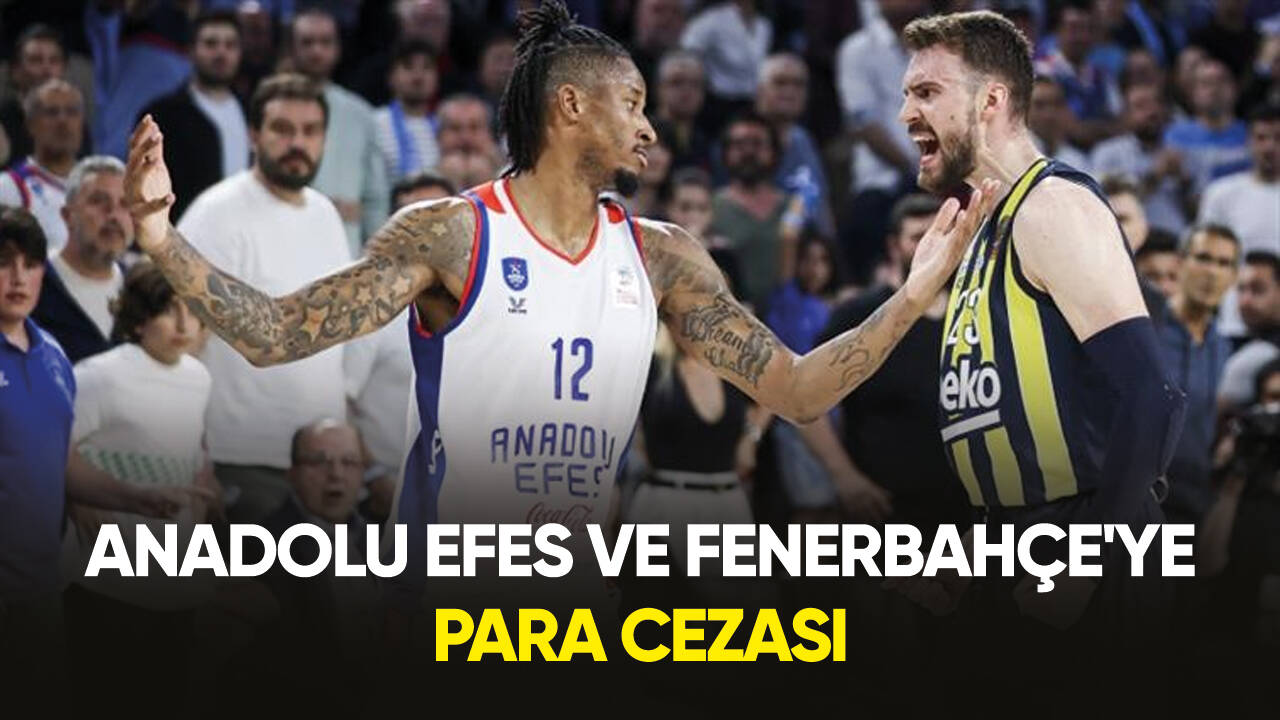 TBF Disiplin Kurulundan Anadolu Efes ve Fenerbahçe'ye para cezası