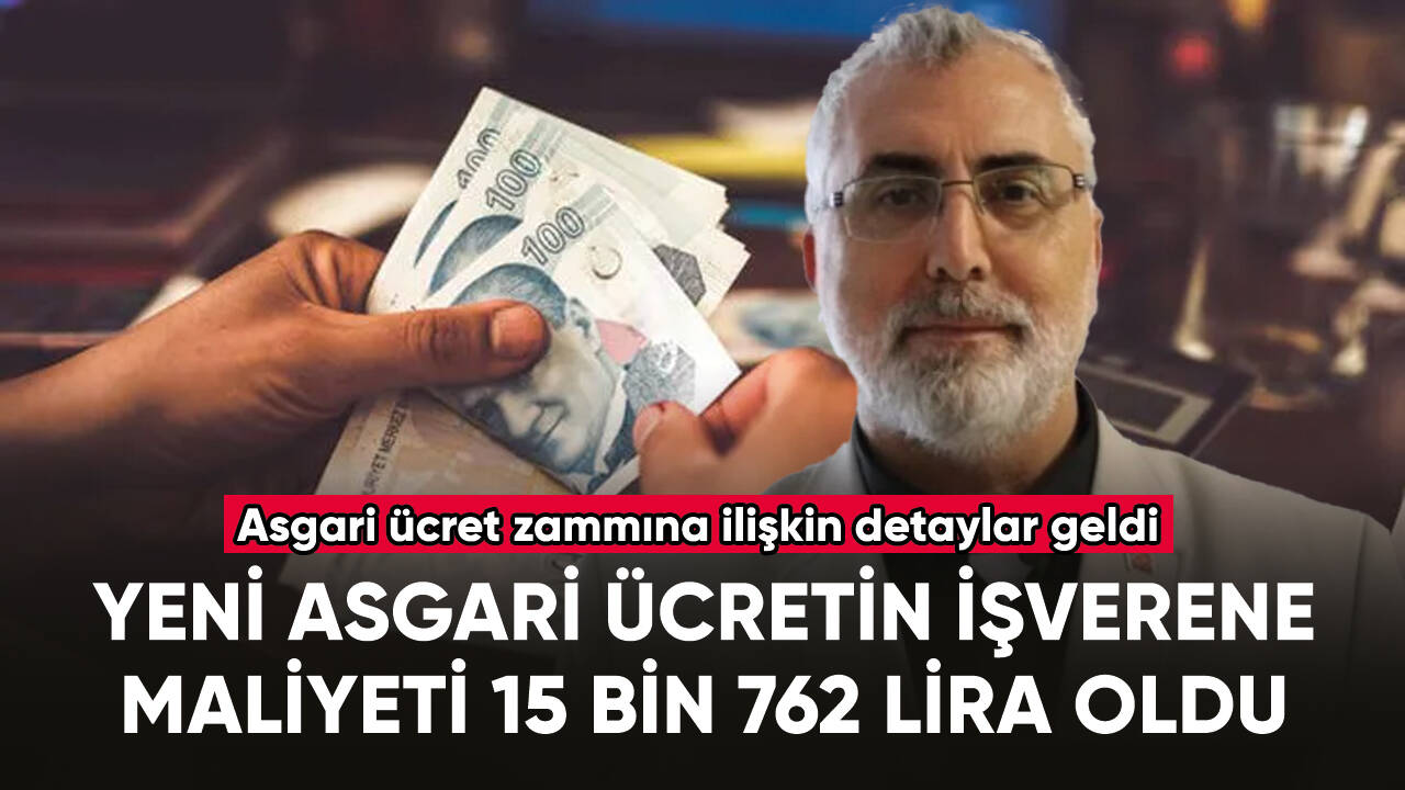 Yeni asgari ücretin işverene maliyeti 15 bin 762 lira oldu