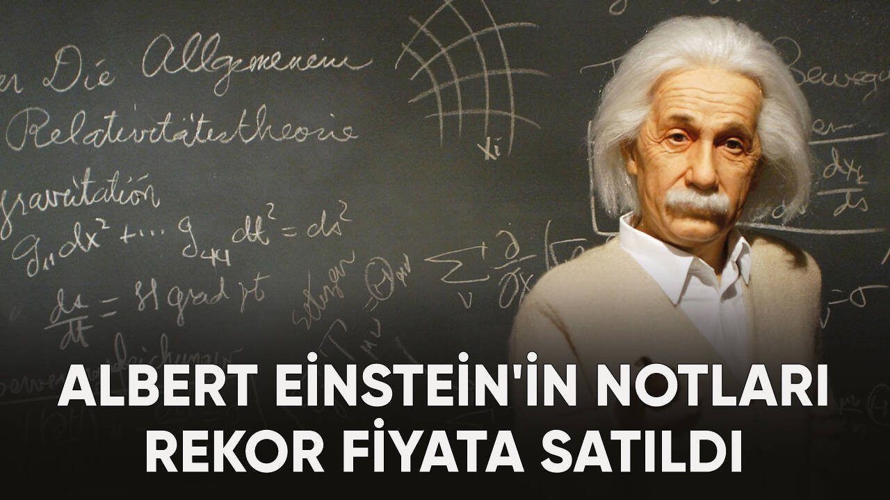 Albert Einstein'ın notları rekor fiyata satıldı