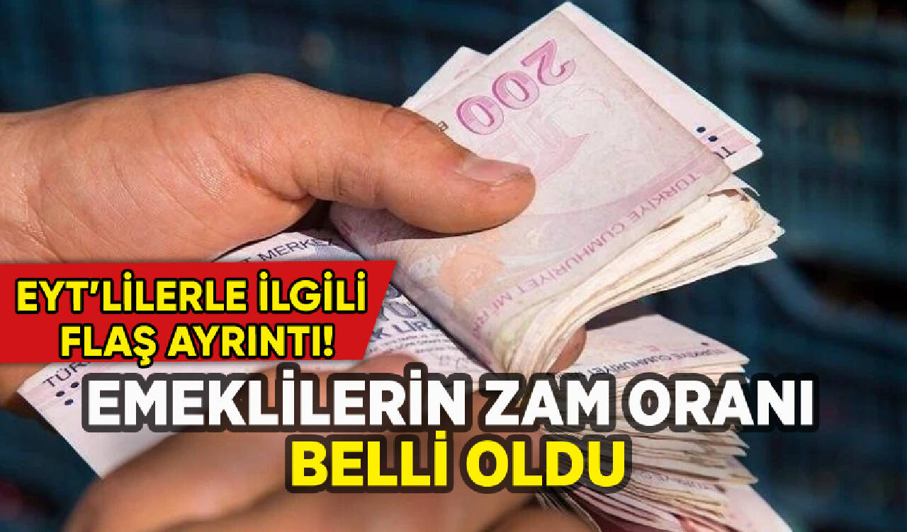 Emeklilerin zam oranı belli oldu