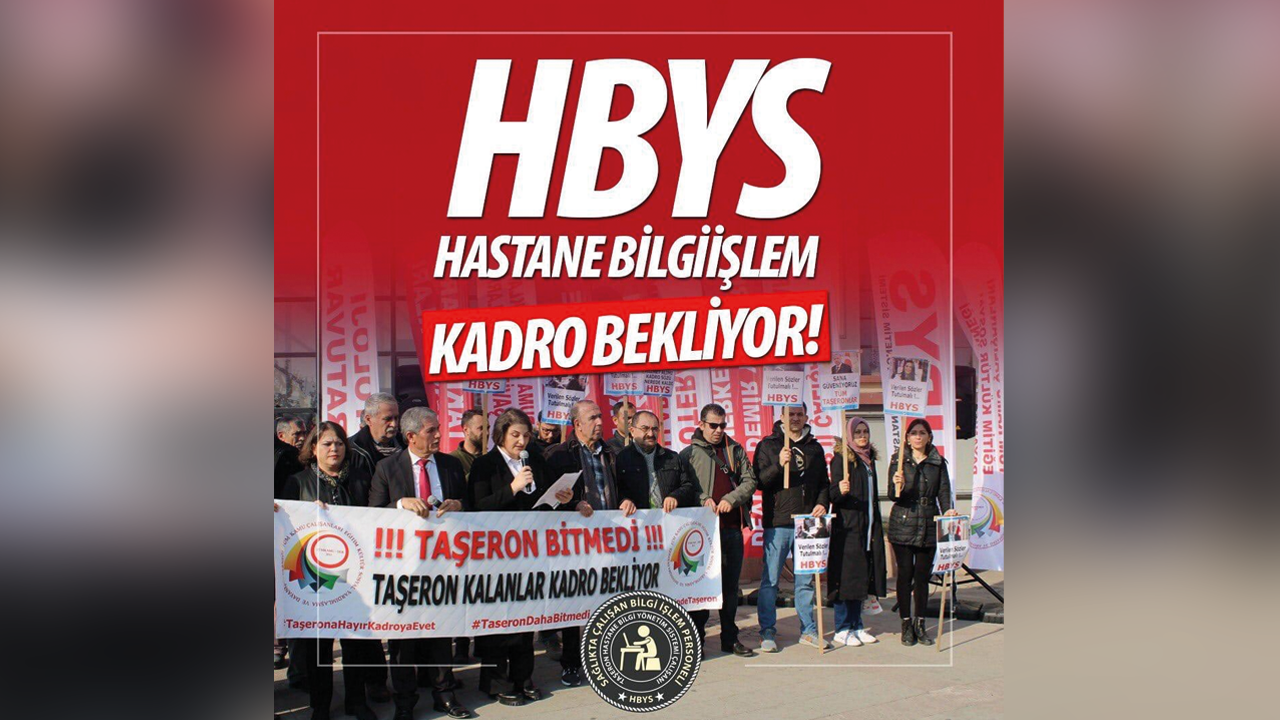 Hastane Bilgi İşlem Personelleri Kadro Talepleri için Hareket Geçti