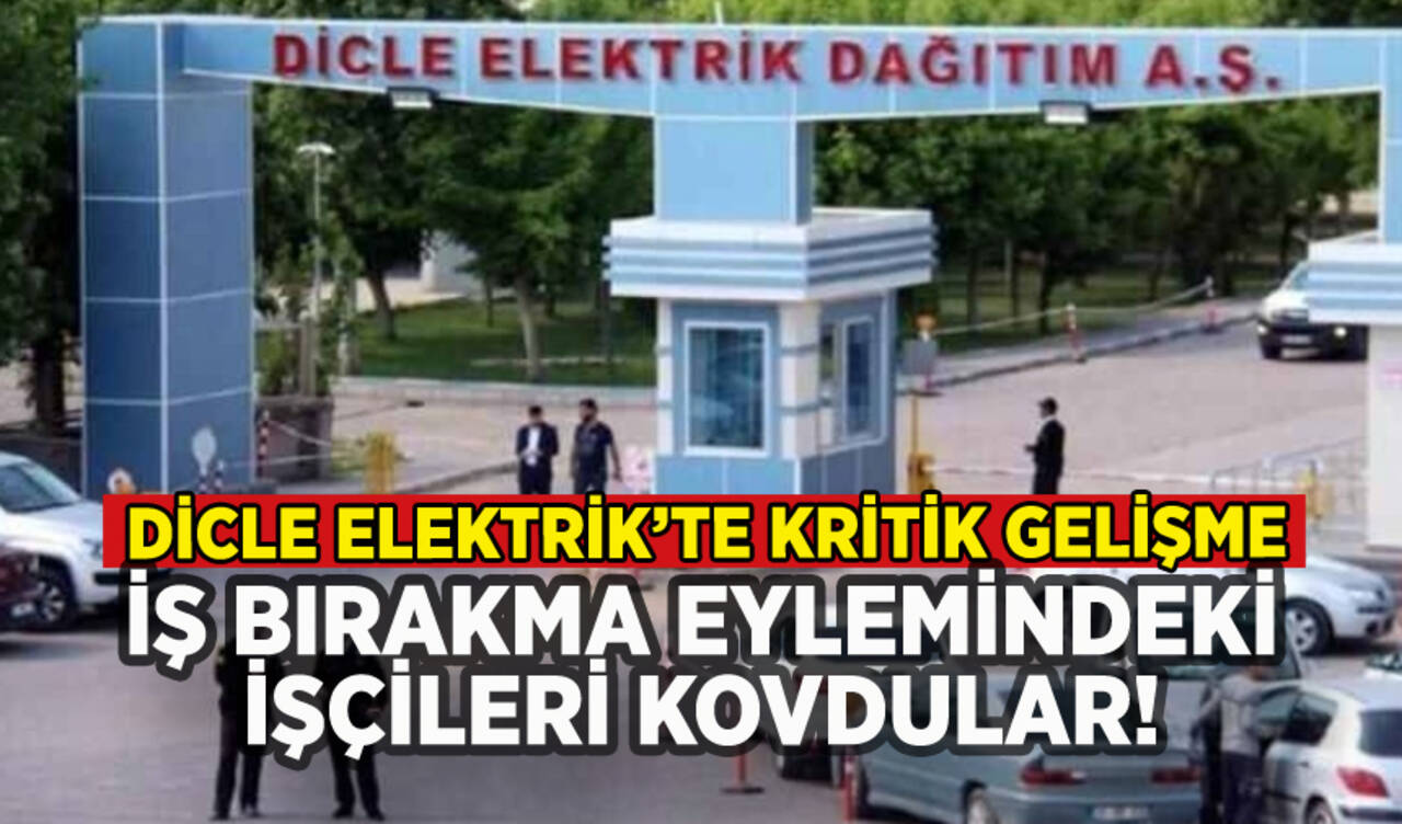 Dicle Elektrik iş bırakma eylemindeki işçileri kovdu: O ayrıntı ortaya çıktı!