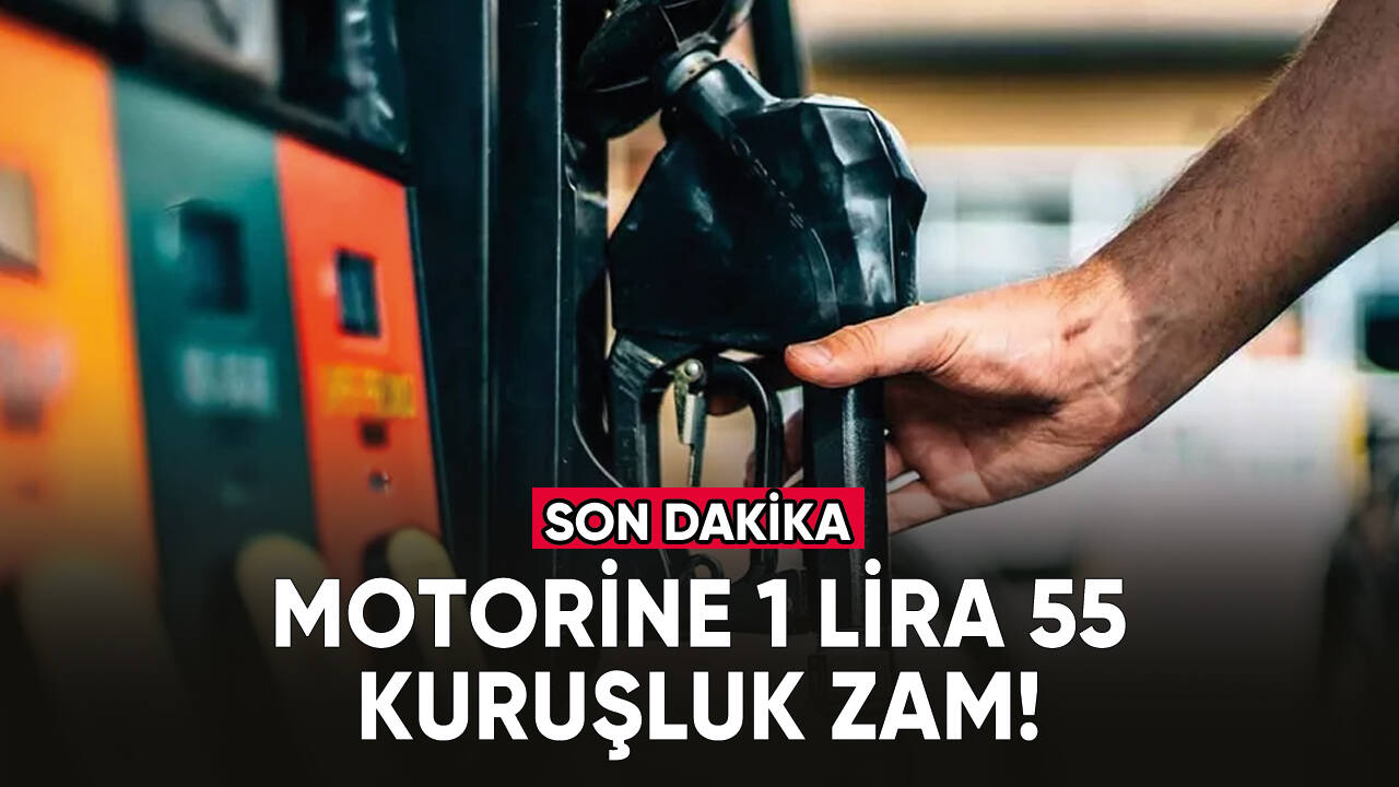 Motorine 1 lira 55 kuruşluk zam geliyor!