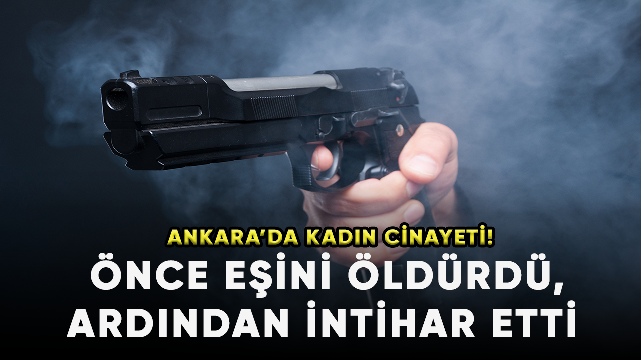 Önce eşini öldürdü, ardından intihar etti!