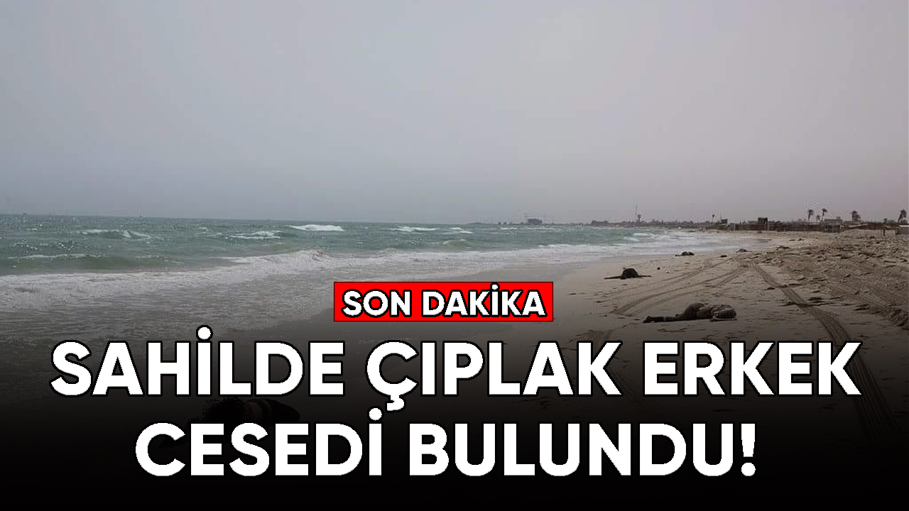 Sahilde erkek cesedi bulundu!