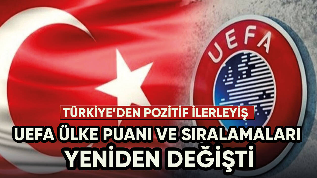 Türkiye UEFA sıralamasında yükselişe geçti