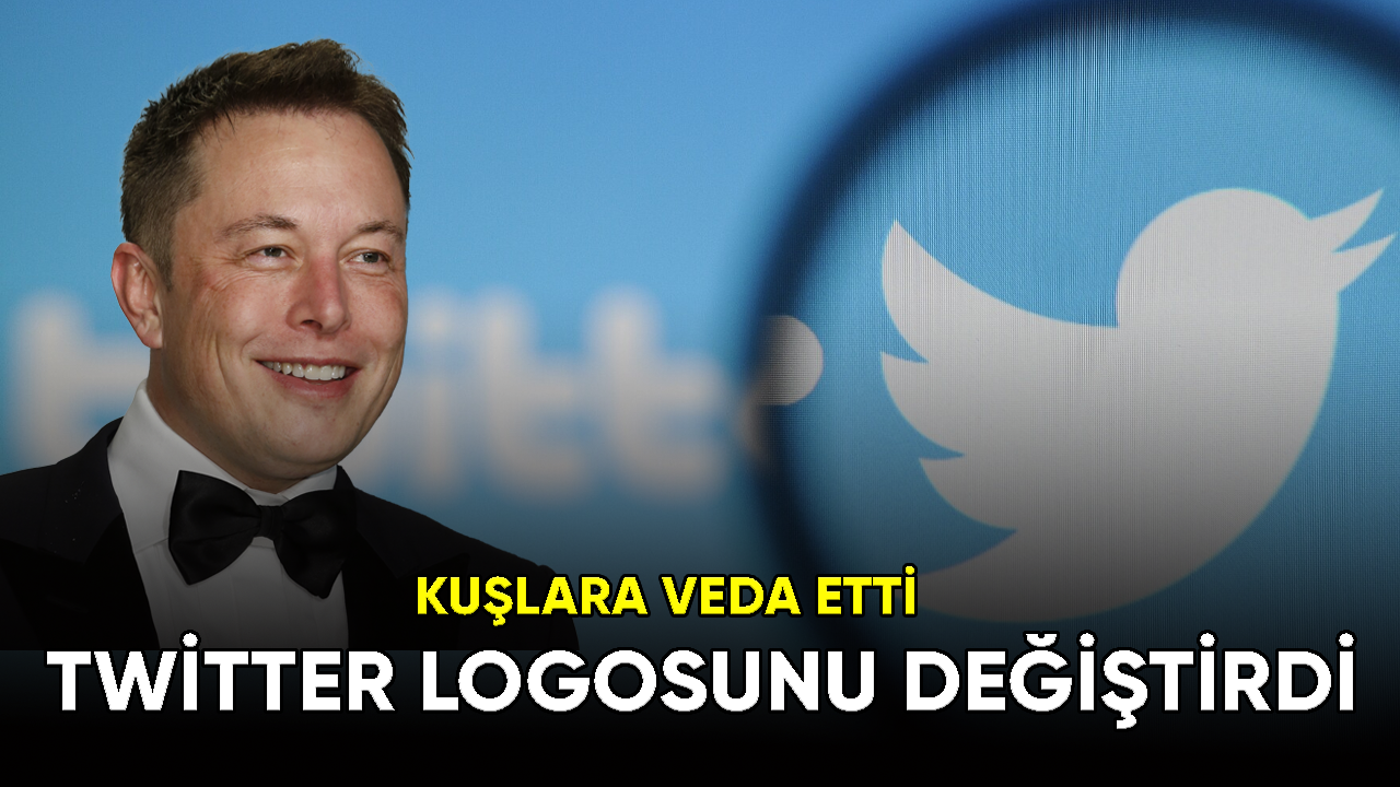 Twitter logosunu değiştirdi