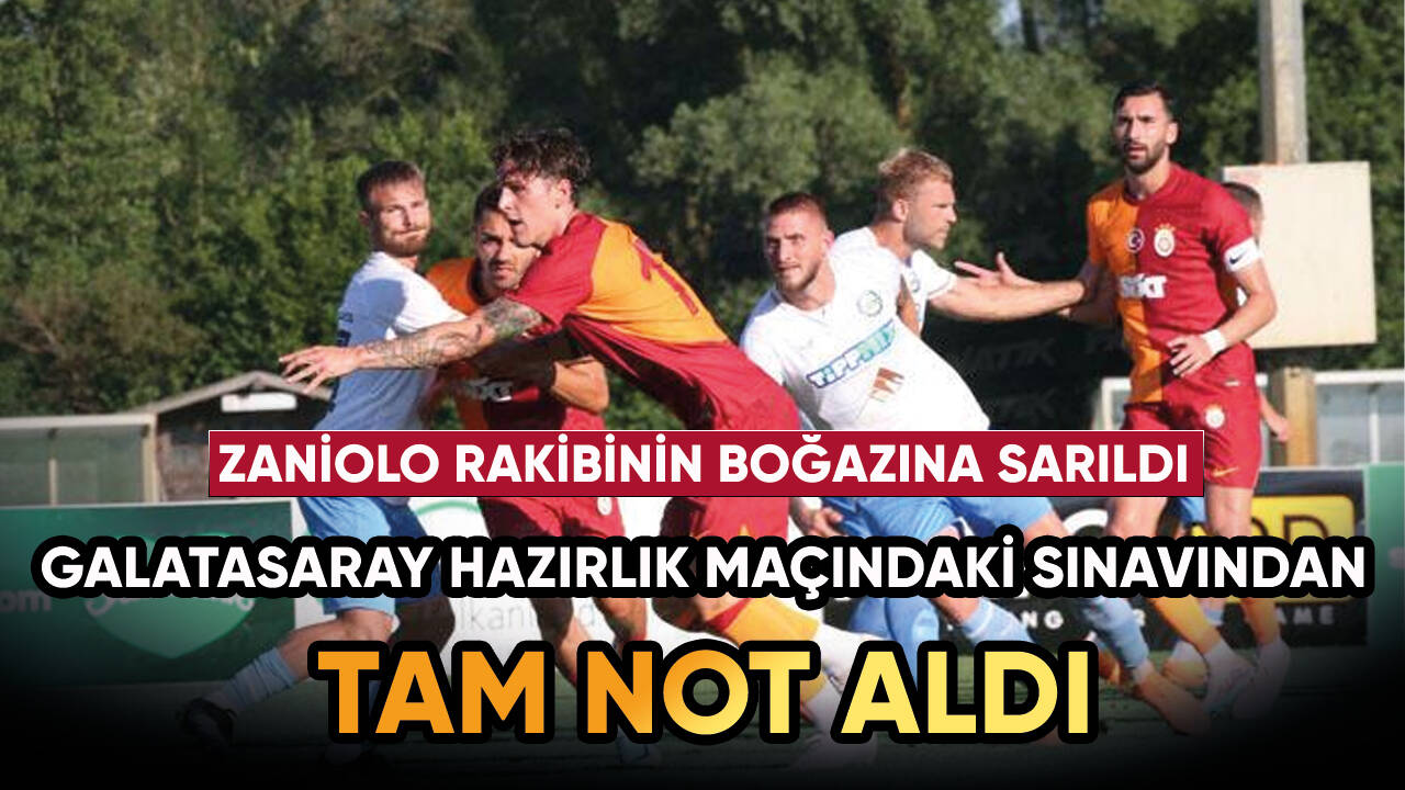 Galatasaray hazırlık maçını kolay kazandı