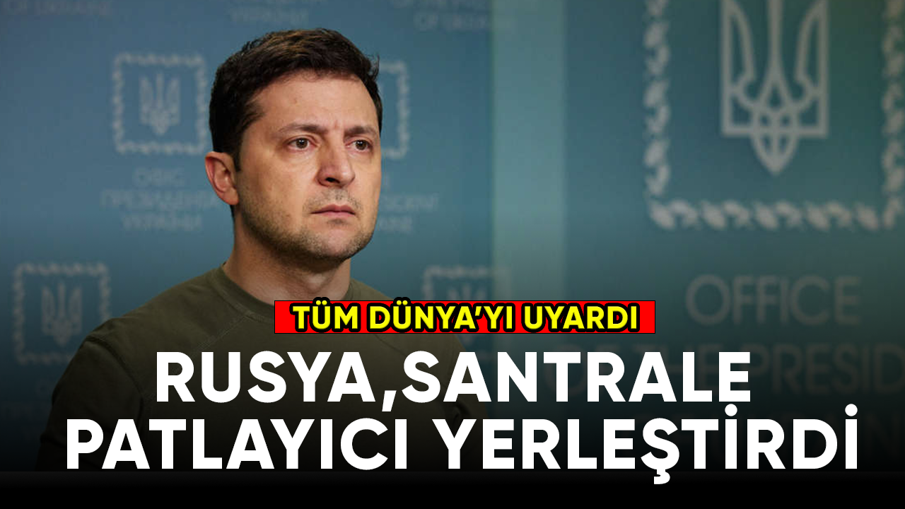 Ukrayna, Rusya'nın nükleer santrale patlayıcı yerleştirdiğini iddia etti