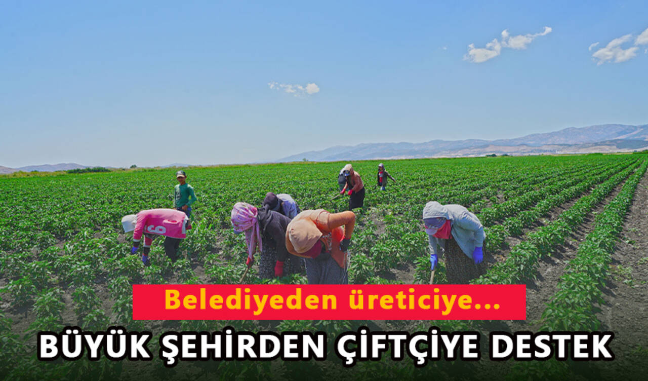 Adana Büyük Şehir Belediyesi'nden çiftçiye destek yağdı