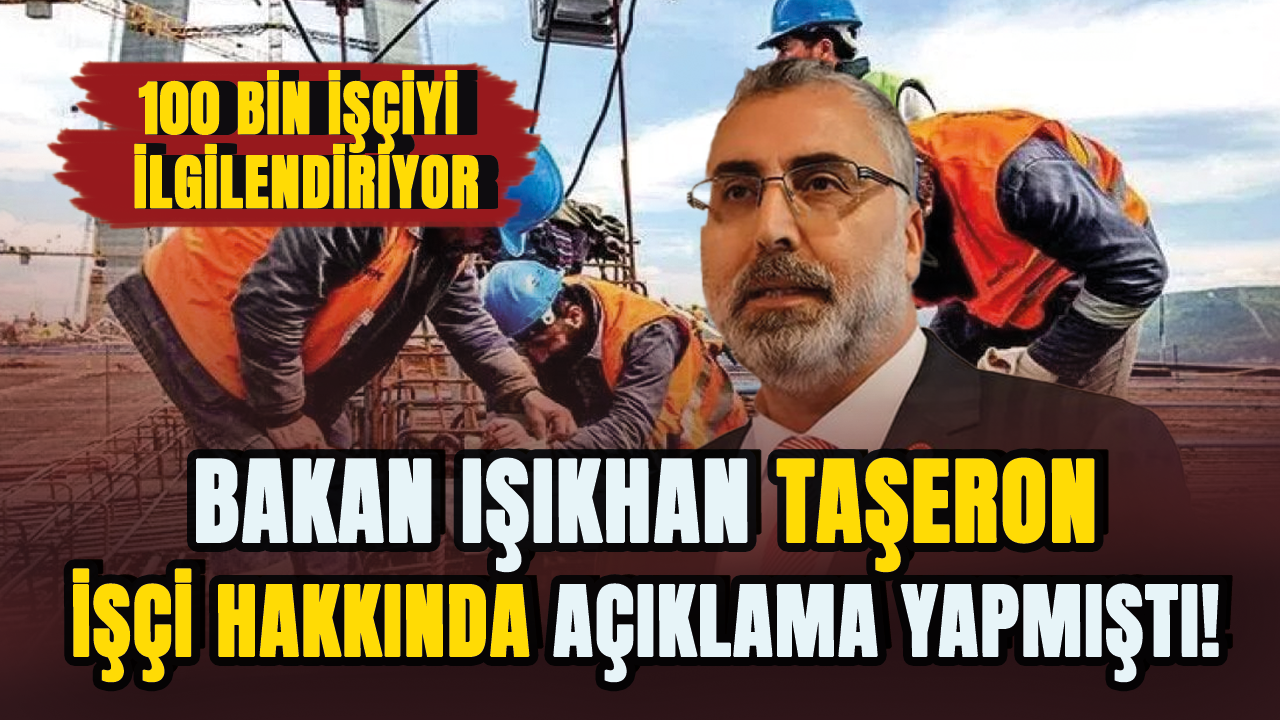 Bakan Işıkhan taşeron işçileriyle ilgili açıklama yapmıştı! Detaylar belli oldu