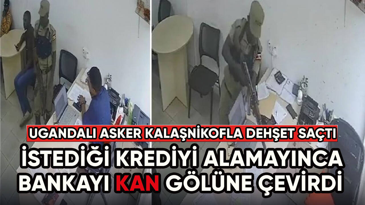 Banka istediği krediyi vermediği için bankayı kan gölüne çevirdi!