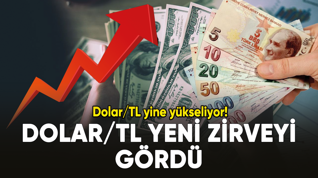 Dolar/TL yine yükseliyor!