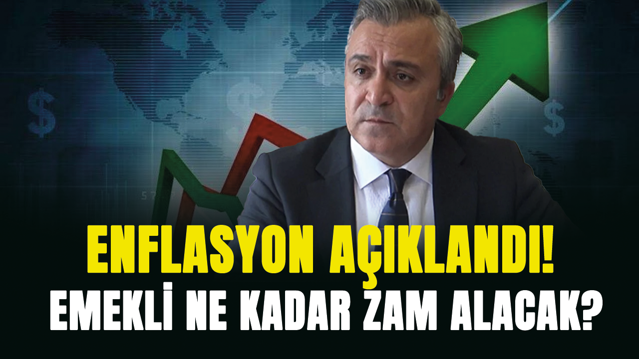 Enflasyon açıklandı ! Emekli ne kadar zam alacak ?