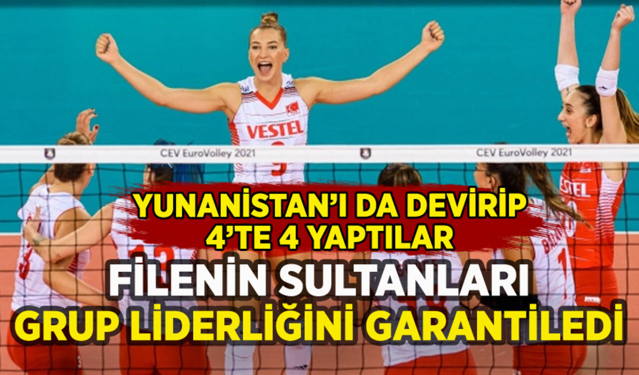 Filenin Sultanları Yunanistan'ı devirip 4'te 4 yaptı: Liderlik garantilendi