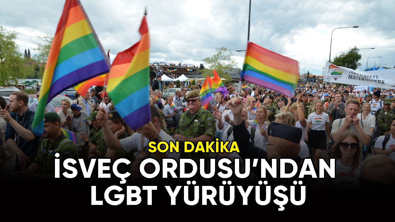 İsveç Ordusu, LGBT hakları için yürüyüş düzenledi