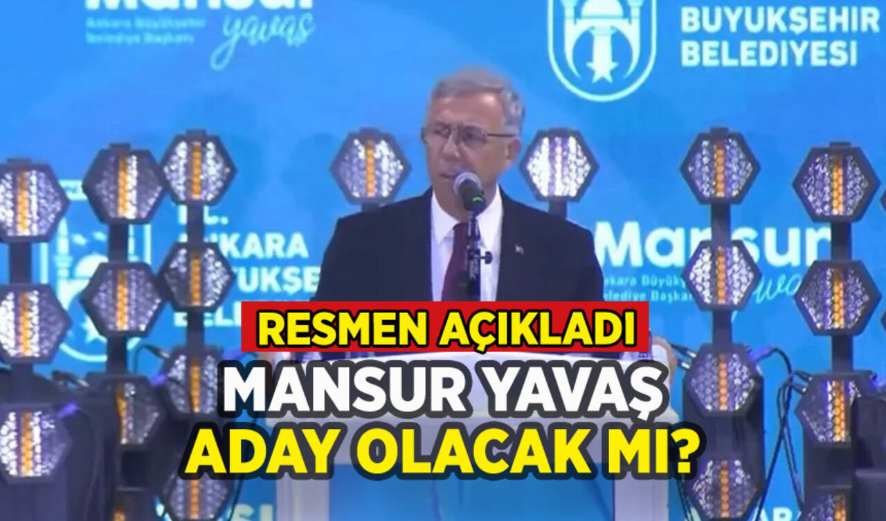 Mansur Yavaş tekrar aday olacak mı? O sözlerle açıkladı