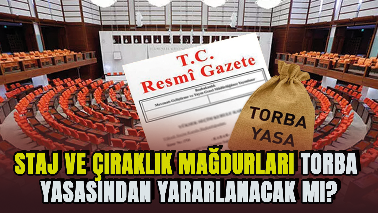 Staj ve çıraklık mağdurları torba yasasından yararlanacak mı?