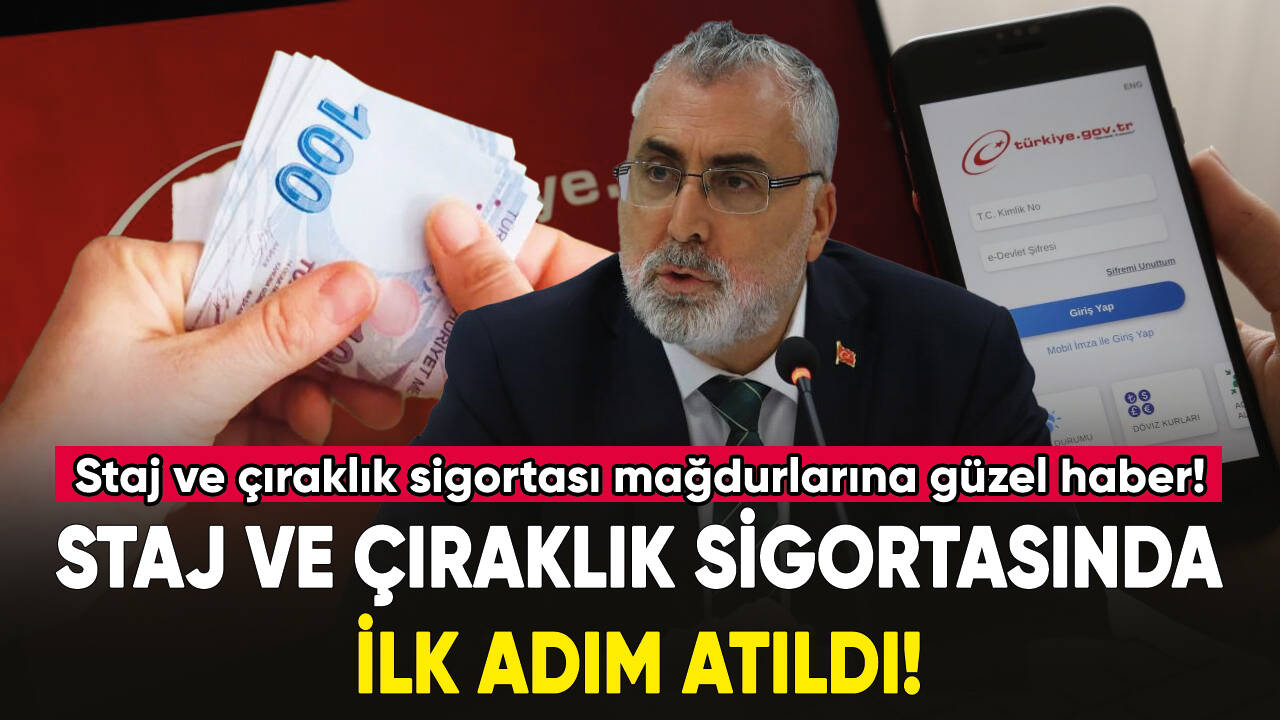 Staj ve çıraklık sigortası mağdurlarına müjde! Emeklilik için ilk adım atıldı