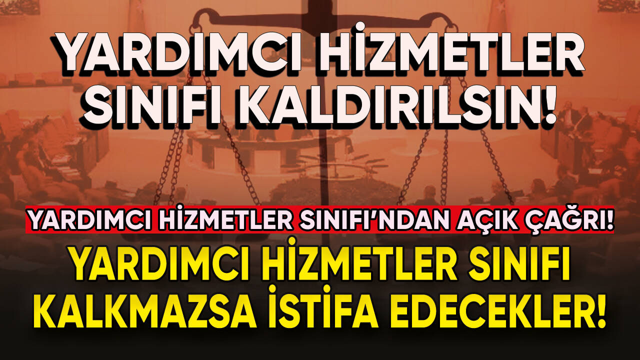 Yardımcı Hizmetler Sınıfı tabi personelden açık çağrı!