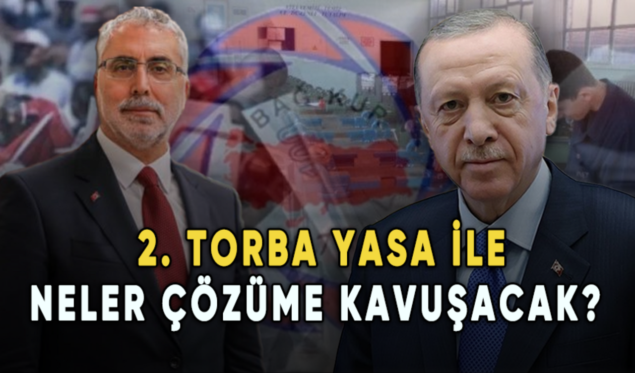 Staj ve çıraklık, Bağ-Kur, ABO, 5000, kısmi ve kademeli emeklilik... 2. Torba Yasa ile neler çözüme kavuşacak?