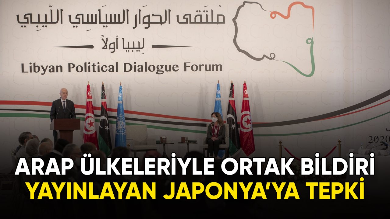 Arap ülkeleriyle ortak bildiri yayınlayan Japonya'ya tepki