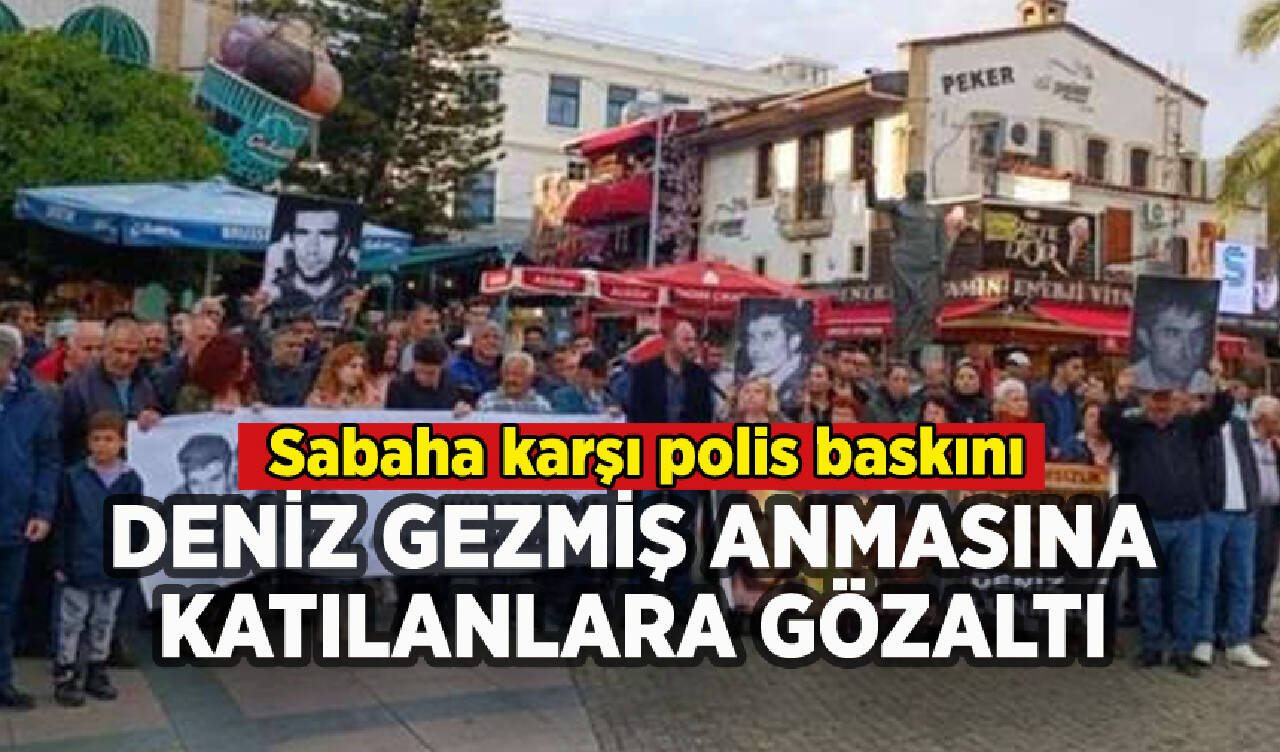 Deniz Gezmiş anmasına katılanlara gözaltı