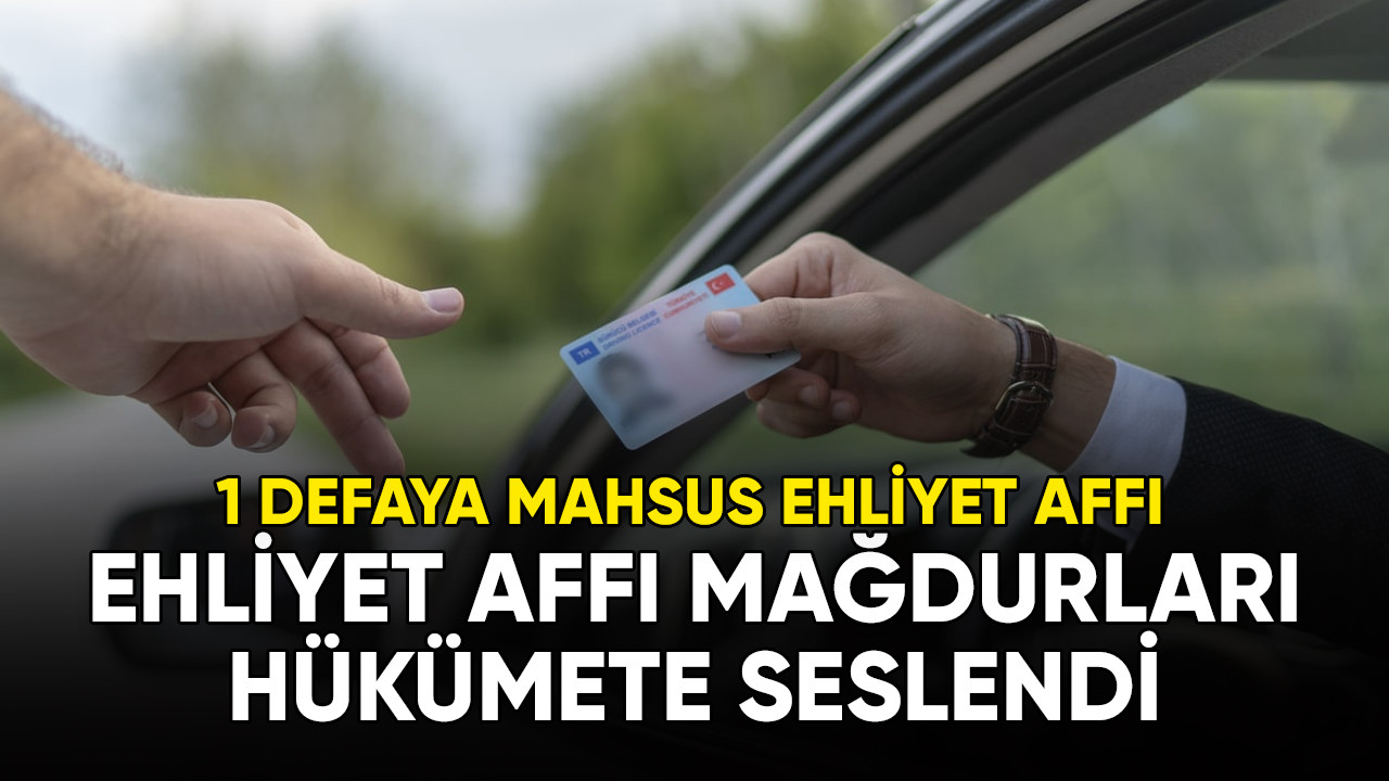 Ehliyet Affı mağdurları hükümete seslendi: 1 defaya mahsus ehliyet affı