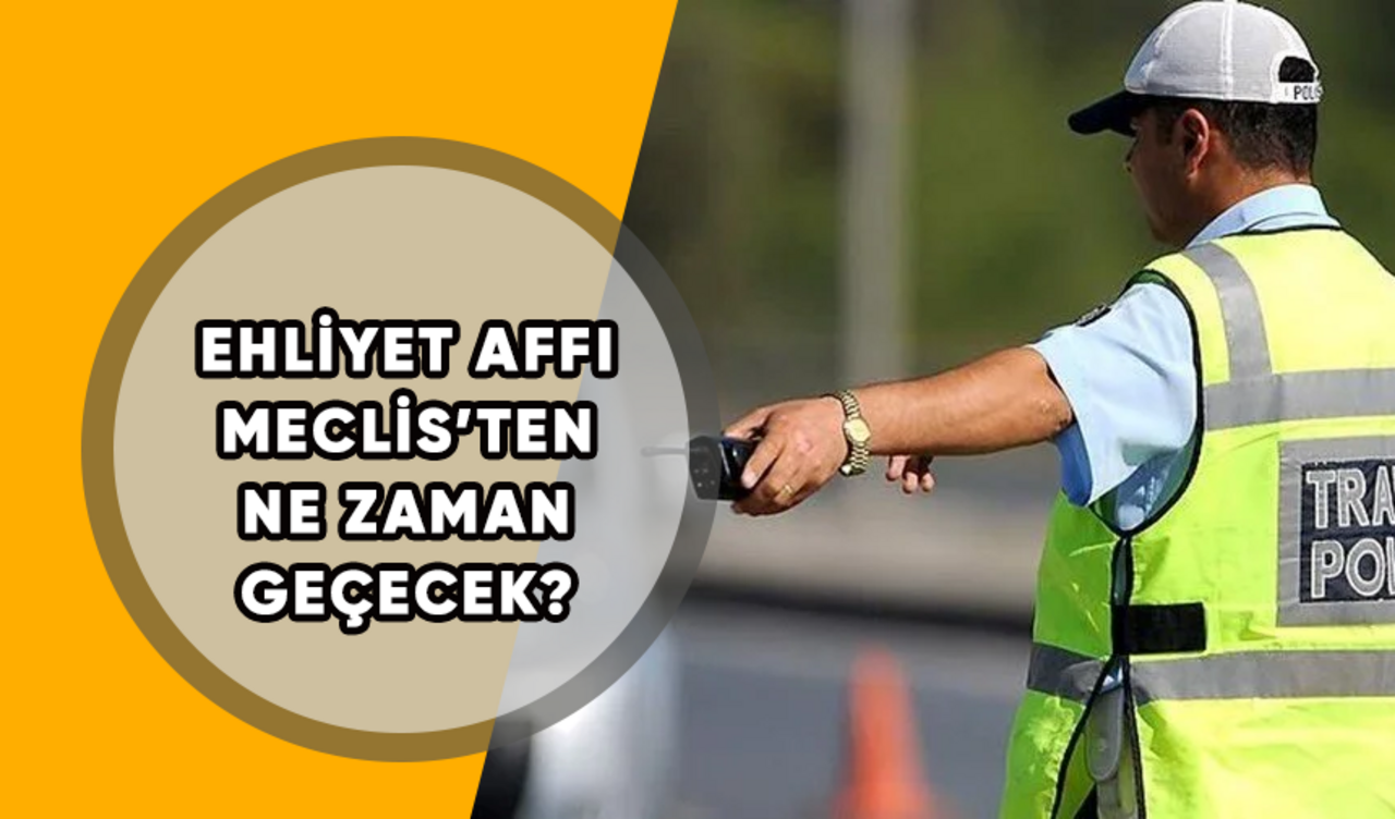 Ehliyet affı Meclis’ten ne zaman geçecek?