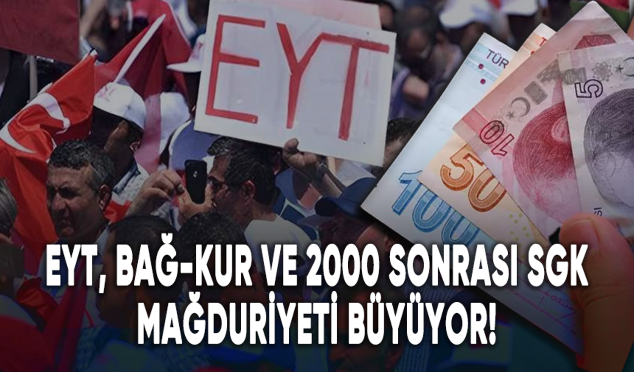 Emeklilik mağduriyeti büyüyor: 5000, ABO, 3600, Bağ-Kur ve 2000 sonrası SGK'lılar...