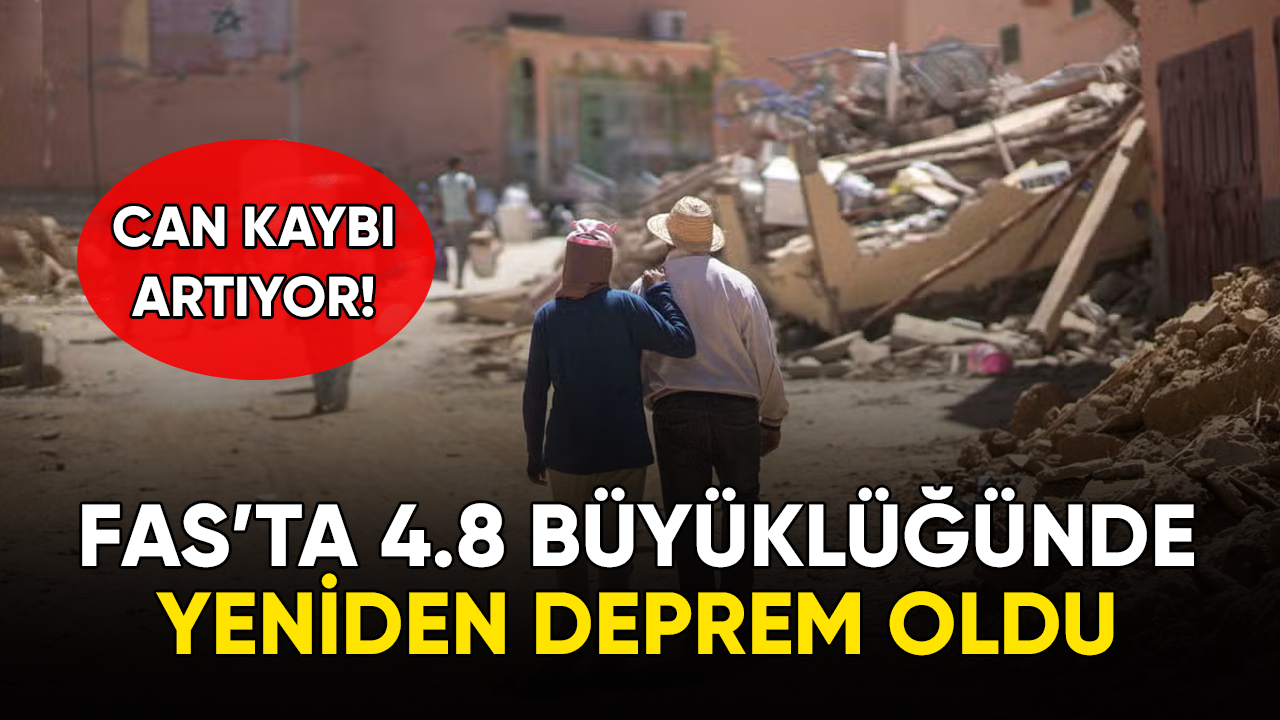 Fas’ta 4,8 büyüklüğünde deprem oldu