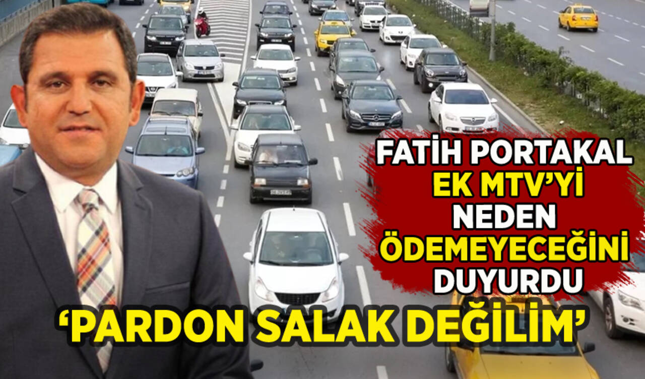 Fatih Portakal ek MTV'yi neden ödemeyeceğini açıkladı: 'Salak değilim'