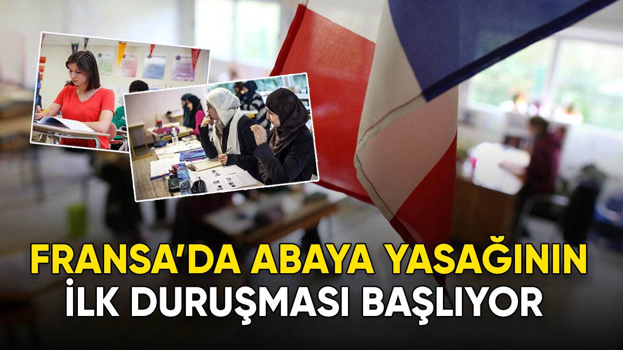 Fransa'da Abaya yasağının ilk duruşması bugün başlıyor