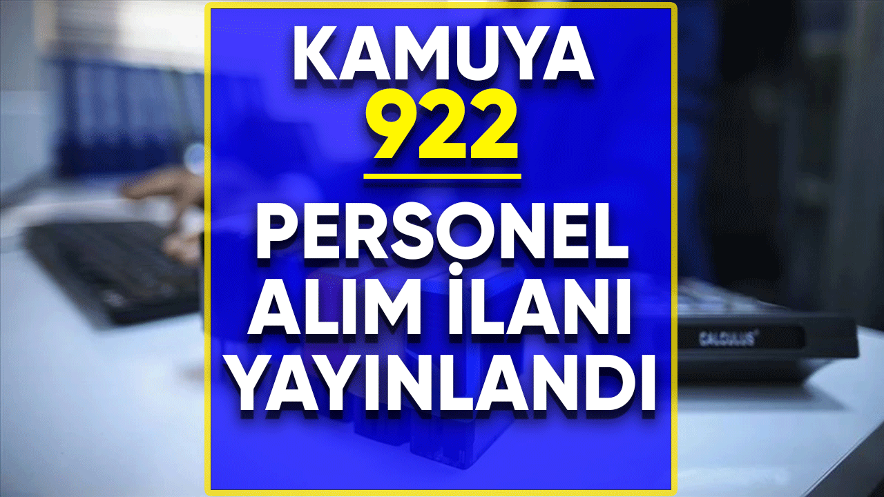 Kamu kurumlarına çok sayıda personel alınacak