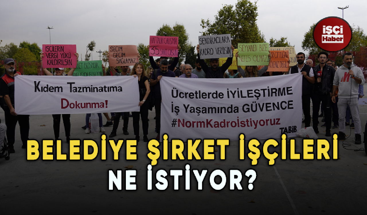 TABİB'ten basın açıklaması: Belediye şirket işçileri ne istiyor?