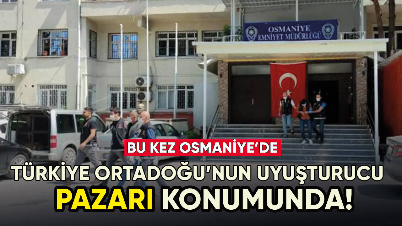 Türkiye, Ortadoğu'nun uyuşturucu pazarı konumunda yer alıyor!