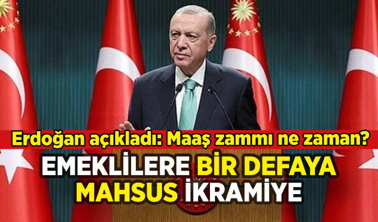 Erdoğan'dan emekli maaşı açıklaması: İşte ödenecek ikramiye