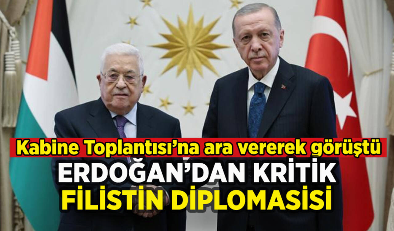 Erdoğan'dan kritik Filistin diplomasisi