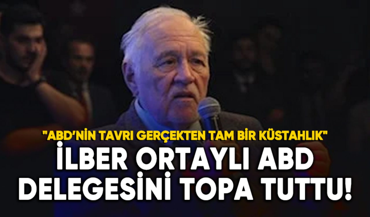 İlber Ortaylı ABD Delegesini ABD delegesini topa tuttu!