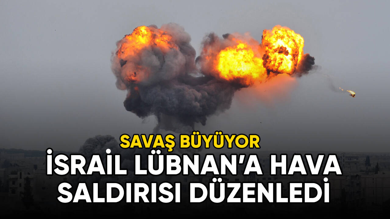 İsrail, Lübnan'a hava saldırısı düzenledi