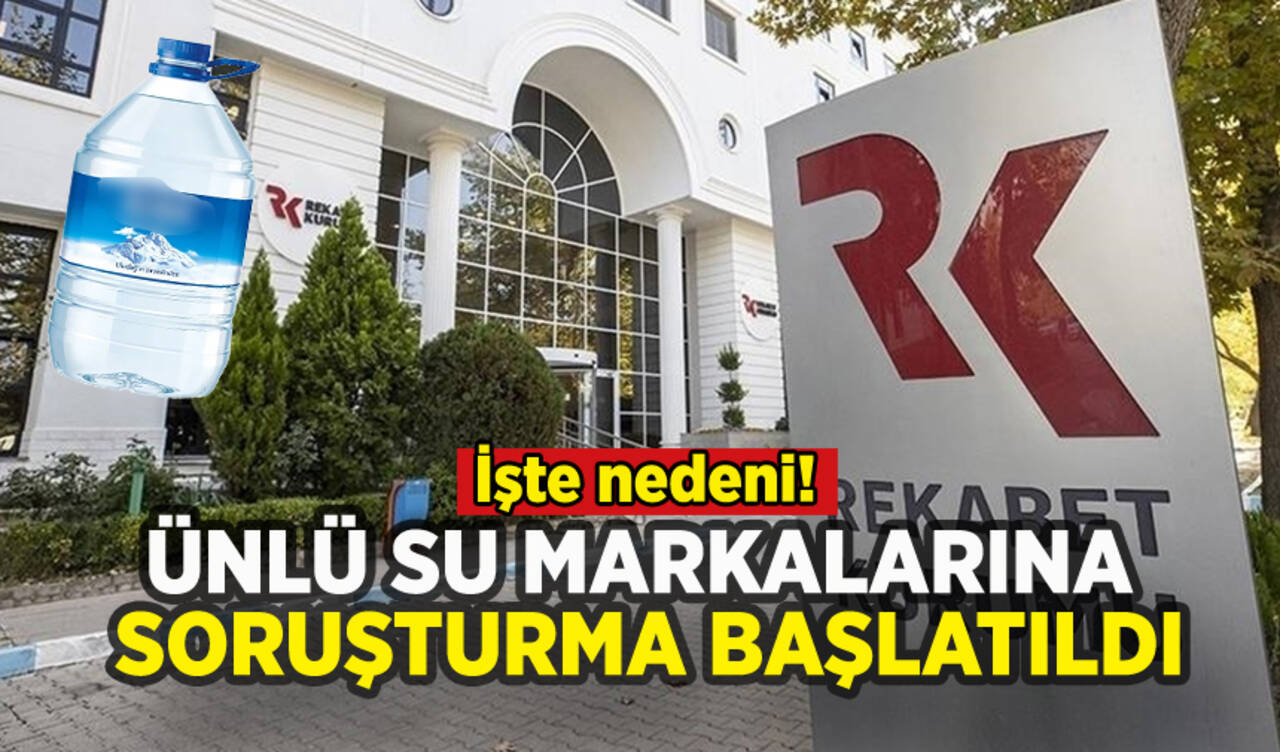 Rekabet Kurulu'ndan ünlü su markalarına soruşturma