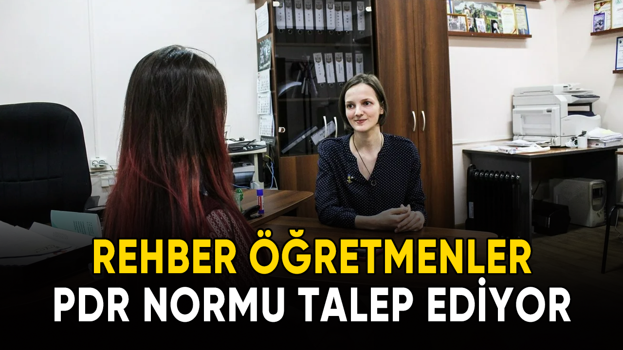 Rehber öğretmenler, PDR normu talep ediyor