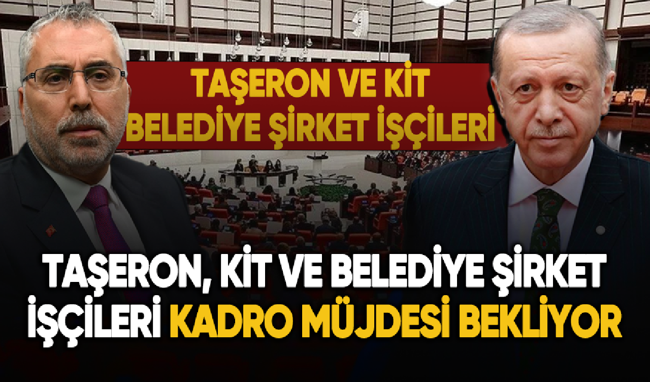 Taşeron, Kit ve belediye şirket işçileri yerel seçimlerden önce kadro talebini yineledi!