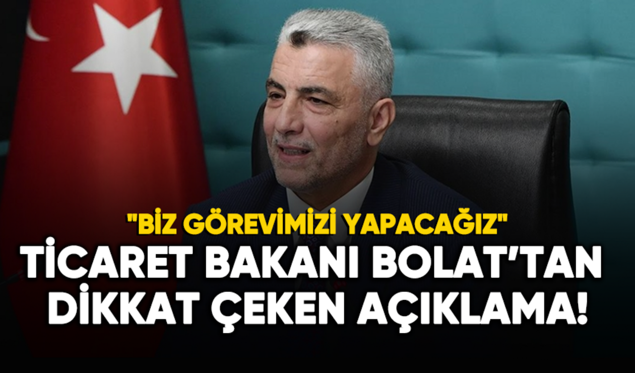 Ticaret Bakanı Bolat: Gazze'nin yüzde 30'u maalesef yıkıldı