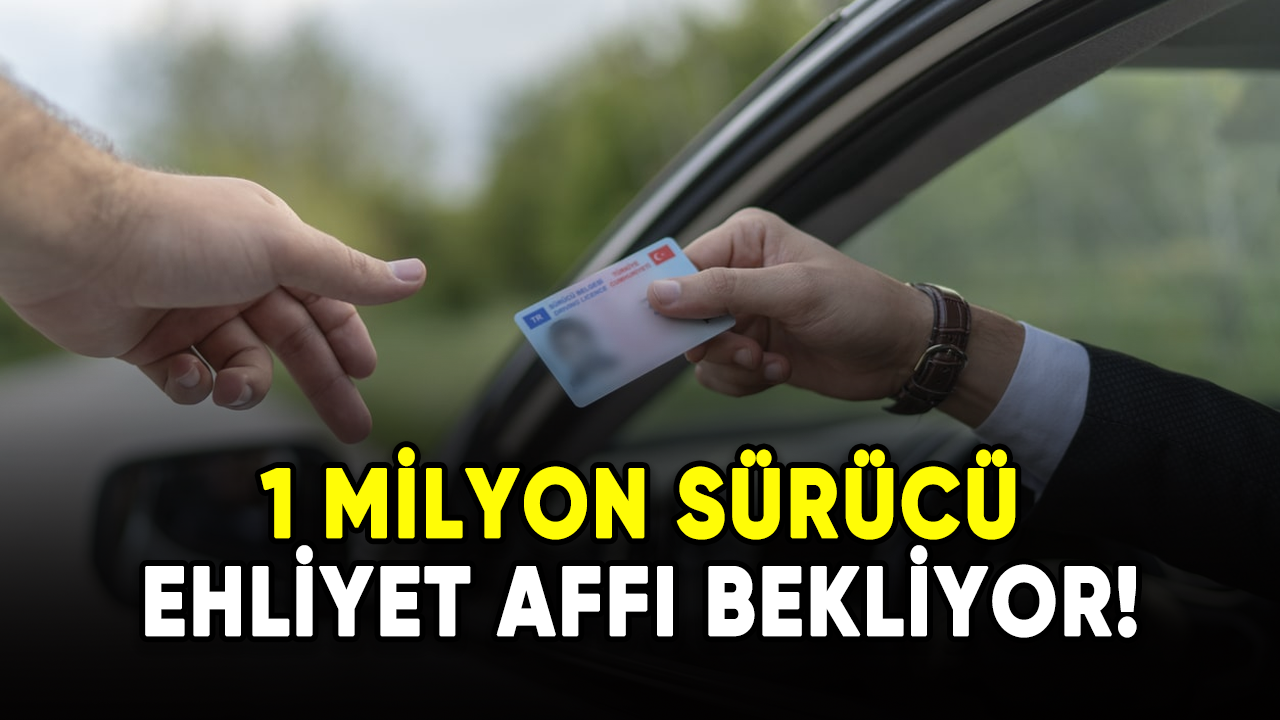 1 milyon sürücü ehliyet affı bekliyor